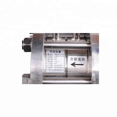 Instrument de plats d'orifice de débitmètre de plat d'orifice de différence de pression de compteur de débit