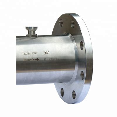 Installation commode de turbine de la pression PN16-PN63 de débitmètre de capteur micro d'écoulement d'eau