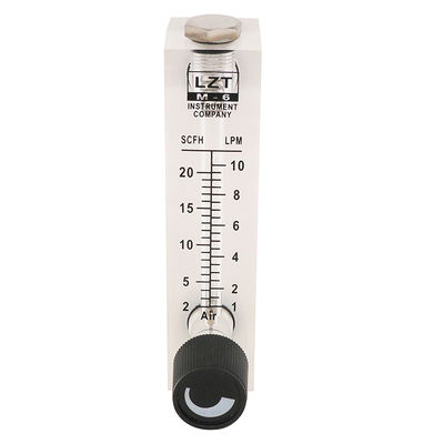 Mètre liquide acrylique d'écoulement d'eau de rotamètre de tube de verre de série de LZT pour industriel